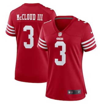 womens nike ray ray mccloud scarlet san francisco 49ers game